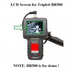 LCD Screen Display Replacement for TRIPLETT BR500 Videoscope